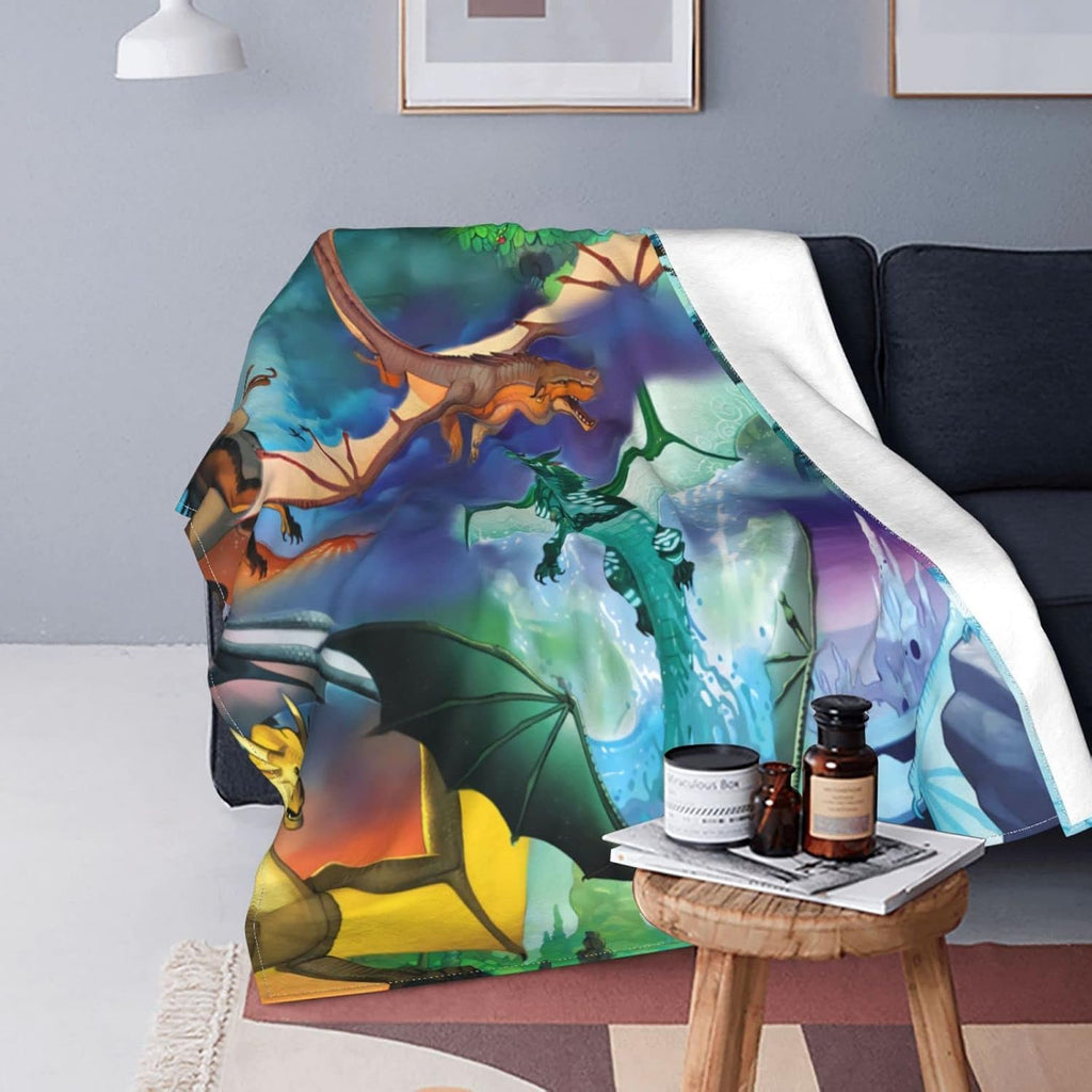 Queen Size Flannel Fleece Throw Blanket V782