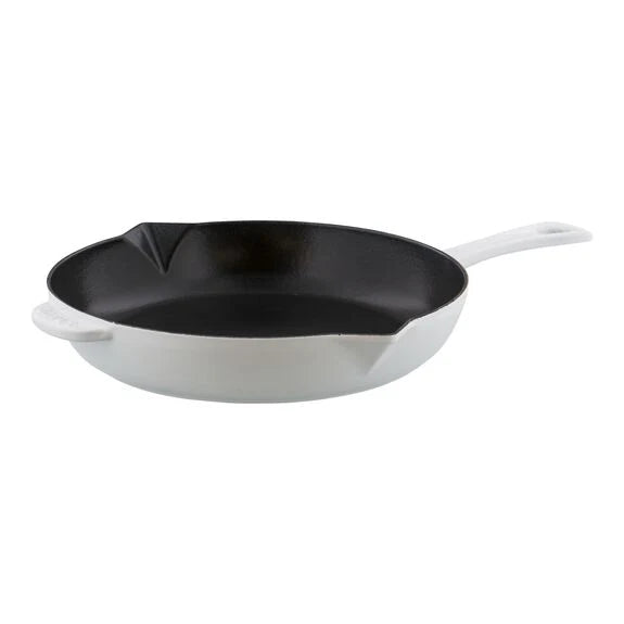 White Cast Iron Fry Pan C384