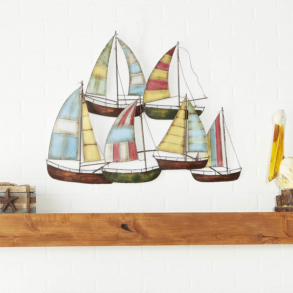 Metal Sailing Boat Decor V671178