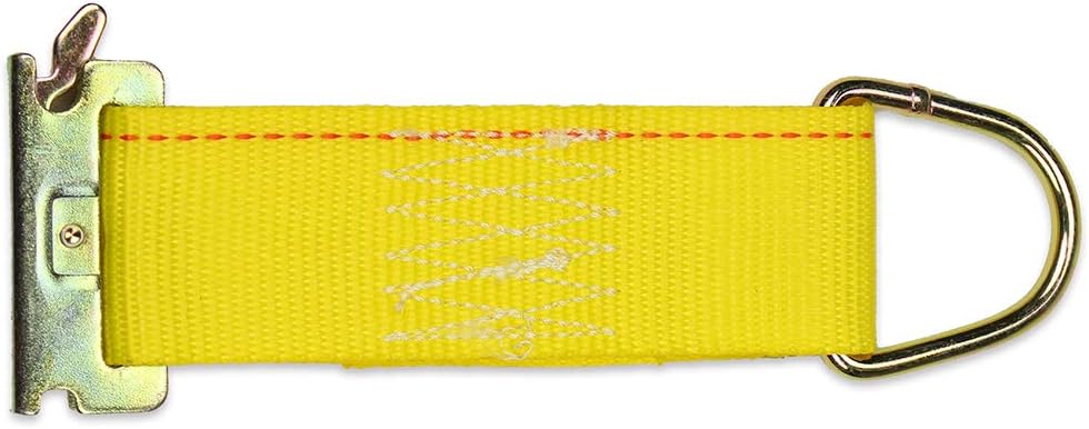 8 Pieces E Track Tie-Down Kit with 12 ft Straps and O-Rings C88061