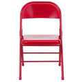Red Metal Folding Chair 2-Pack Y1762