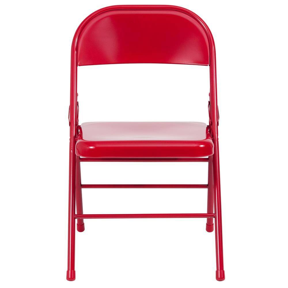 Red Metal Folding Chair 2-Pack Y1762